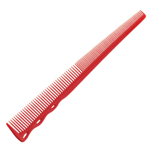[Y.S.PARK] 바리깡빗 (B2 Combs) YS-254 레드(Red) 전체길이187mm 가장얇은부분 1.1mm(옆,뒤 짧은머리 전용)