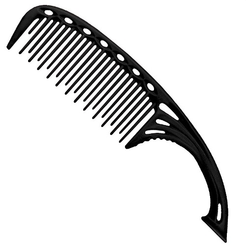 [Y.S.PARK] 샴푸&amp;염모제 빗(Tint Combs &amp; Shampoo Brush) YS-605 블랙(Black) 215mm