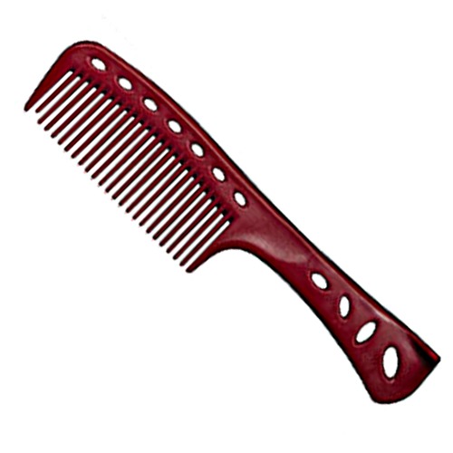 [Y.S.PARK] 샴푸&amp;염모제 빗(Tint Combs &amp; Shampoo Brush) YS-601 레드(Red) 225mm