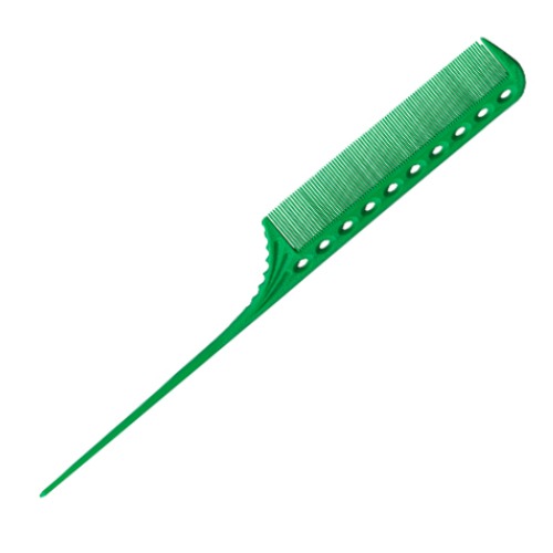 [Y.S.PARK] 꼬리빗 (Tail Combs) 와인딩 빗 YS-111 그린(Green) 220mm