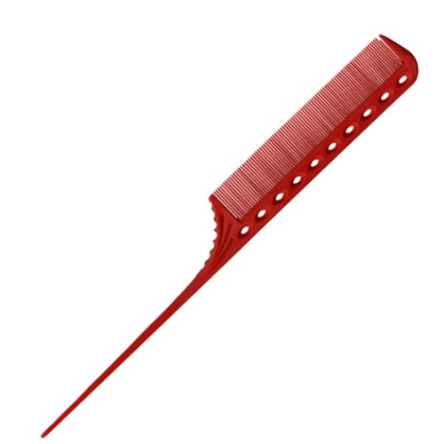 [Y.S.PARK] 꼬리빗 (Tail Combs) 와인딩 빗 YS-111 레드(Red) 220mm