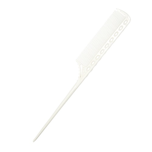 [Y.S.PARK] 빠른 와인딩 꼬리빗(Super Winding Tail Grip Comb) YS-107 화이트(White) 218mm